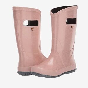 BOGS Kids Rain Boots Pink Glitter -  Size 11